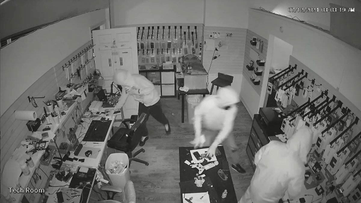 Surveillance video shows burglars ransack Wicker Park electronics store