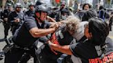 Crowd protests LGBTQ+ education in Los Angeles; two arrested at LAUSD offices