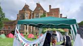 Protestors camp outside University of York in show of support for Palestine