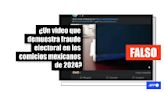 Video sobre boletas marcadas es de 2018 y no tiene relación con la elección de México en 2024