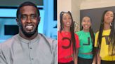 Diddy's Teenage Daughters D'Lila, Jessie and Chance Dress as TLC in Cute Group Halloween Costume