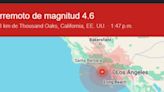 Temblor sacude california con magnitud de 4.6