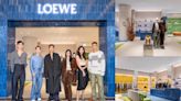 LOEWE 台北微風本館專門店重新開幕，邀請雙好爸爸楊祐寧、王陽明，新生代小生石知田、邱以太，隋棠搭邵雨薇逛店！