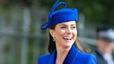 Princess Kate Rewears a Lovely Blue Coat Dress for Royal Easter Service