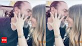 Kaley Cuoco and Tom Pelphrey Engagement Announcement | - Times of India