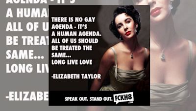 Fact Check: Elizabeth Taylor Once Said, 'There Is No Gay Agenda. It’s a Human Agenda.’ Here's the Backstory