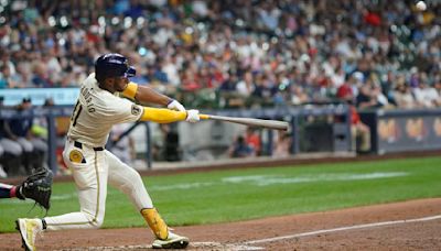 Willy Adames, Jackson Chourio go long to lift Brewers past Braves in series opener