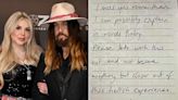 Billy Ray Cyrus Shares Alleged Note from Firerose, Claims She 'Begged' Him to Take Her Back Days After Divorce