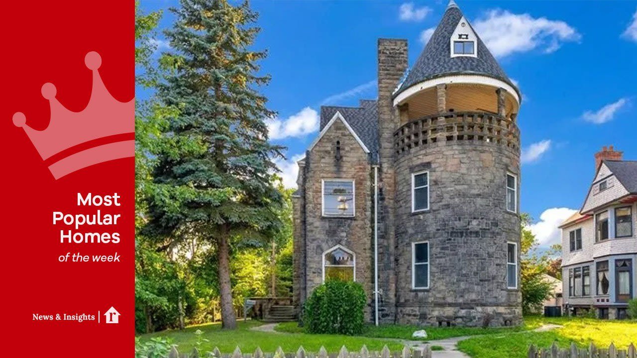 Bargain-Priced, Renovation-Ready Castle in Michigan Is the Week's Most Popular Home