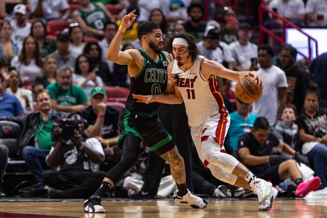 Heat even more short-handed entering elimination game in Boston. Jaquez ruled out for Game 5