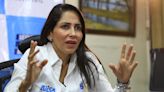 Luisa González, la candidata correísta, ofrece rescatar a Ecuador de las manos del crimen