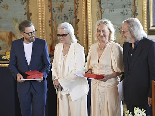 ABBA get a prestigious Swedish knighthood for their pop career that started at Eurovision