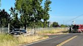 Vehicle crashes into power pole, closing Turner Road in south Salem and triggering outage