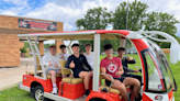 New golf cart enhancing accessibility on Howland Schools campus