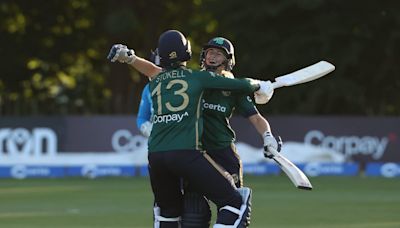 Alana Dalzell hits winning runs to give Ireland dramatic win over England