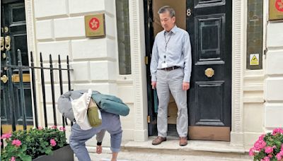 英拘捕香港駐倫敦經貿辦經理