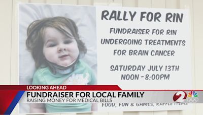 Community rallying around little girl during brain cancer battle