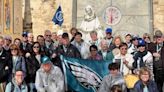 Going green: Eagles fans celebrate Super Bowl appearance - until that last kick