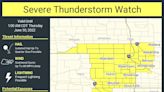 Severe thunderstorm watch issued for most of eastern South Dakota