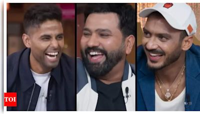 The Great Indian Kapil Show: Indian cricketers relive their T20 glory; Axar Patel takes the audience behind the scenes of a surreal post-victory experience - Times of India