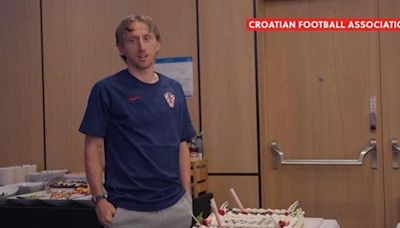 Have your cake and eat it - Croatia national team celebrate Luka Modric's stunning season