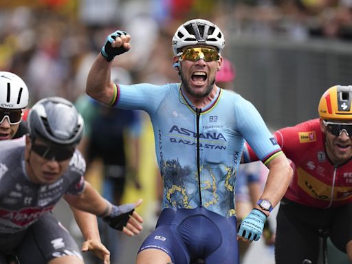 Cavendish breaks Merckx’s record for most career Tour de France stage wins with his 35th victory