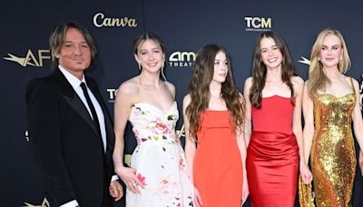 Las hijas adolescentes de Nicole Kidman debutan en la alfombra roja junto a sus padres