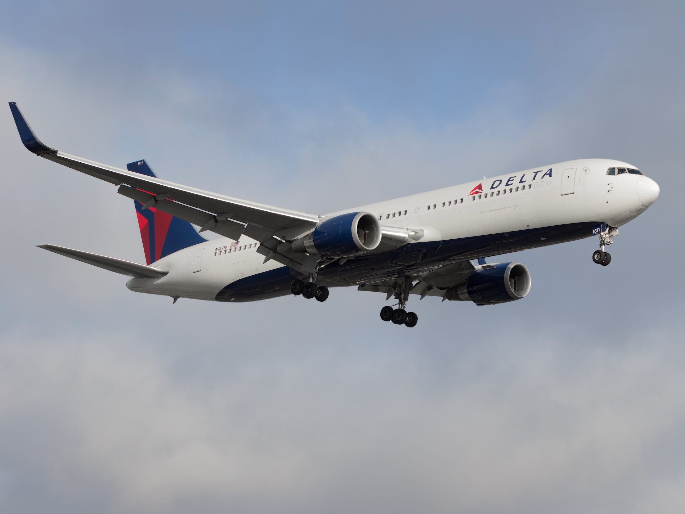 A Delta Boeing 767 made an emergency landing after its exit slide fell off in midair