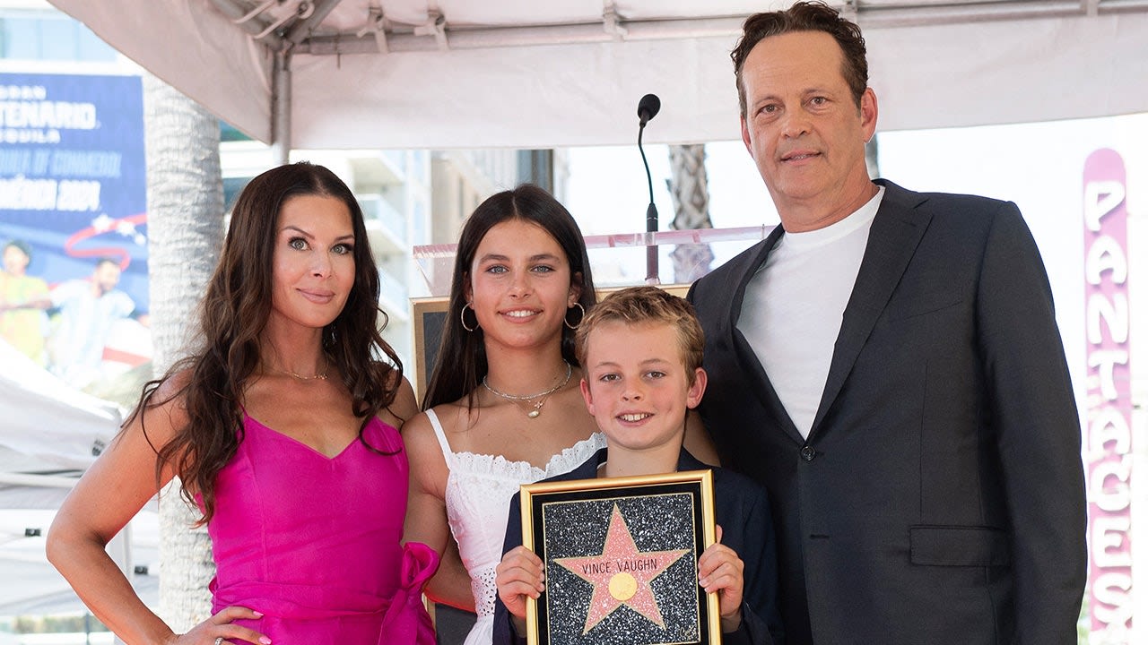 Vince Vaughn makes rare appearance with kids at Hollywood Walk of Fame: 'Most important thing in the world'