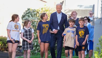 Biden visits his Pennsylvania hometown to call for more taxes on the rich and cast Trump as elitist