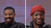 Michael B. Jordan And Jonathan Majors Were Caught In 4K Checking Out A Reporter As She Walked Away, And The Reporter...