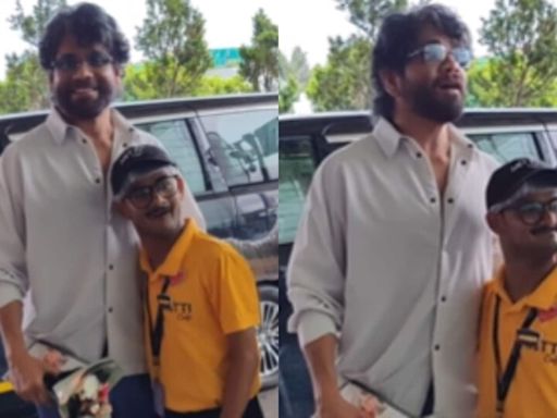 Nagarjuna meets differently abled fan pushed by bodyguard at airport, gives him a hug: ‘Not your fault’