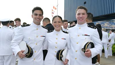 These 18 Anne Arundel County midshipmen just graduated from the Naval Academy