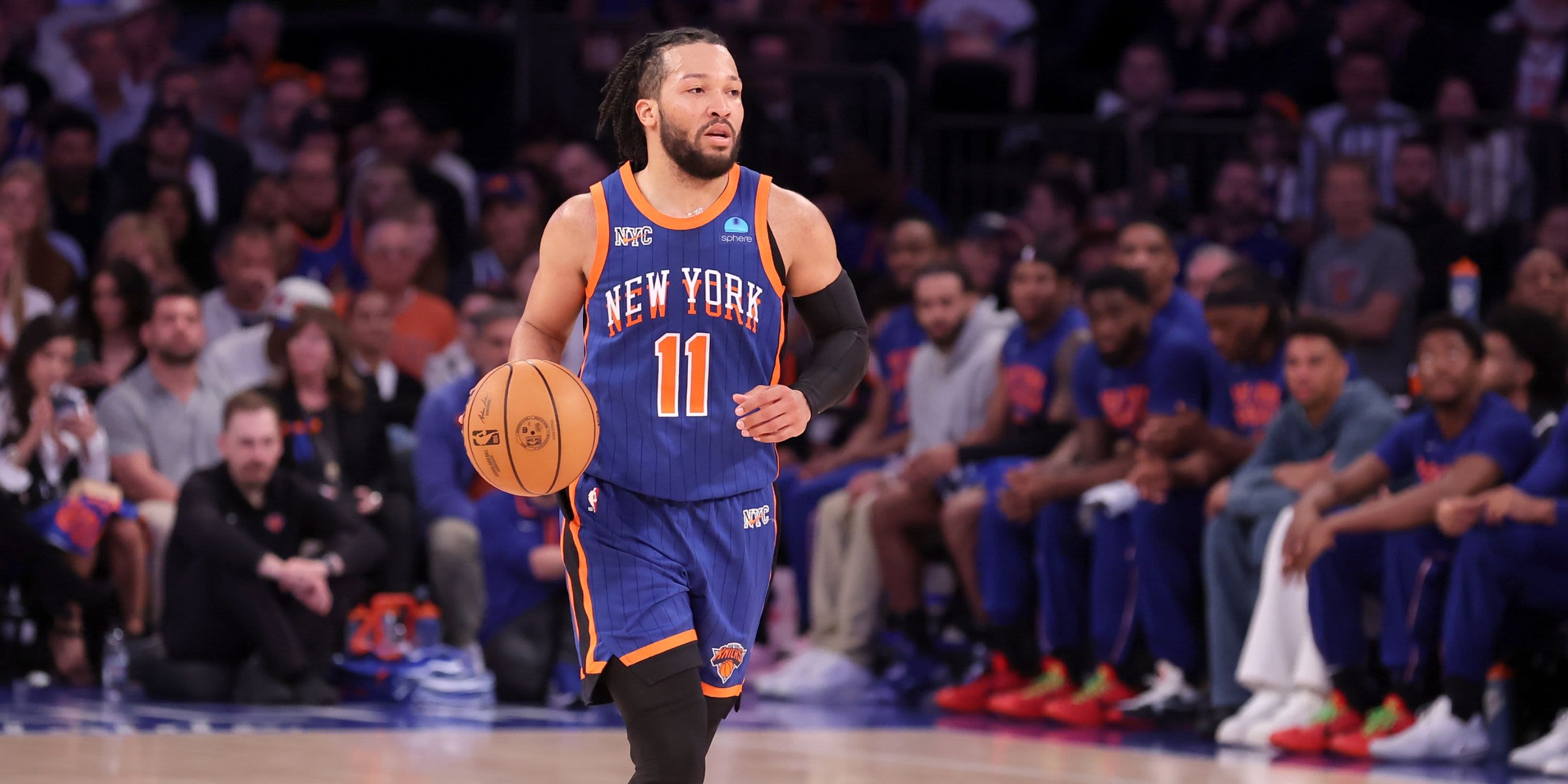 Jalen Brunson Takes Blame for Mitchell Robinson’s Foul Late in Knicks Loss to 76ers