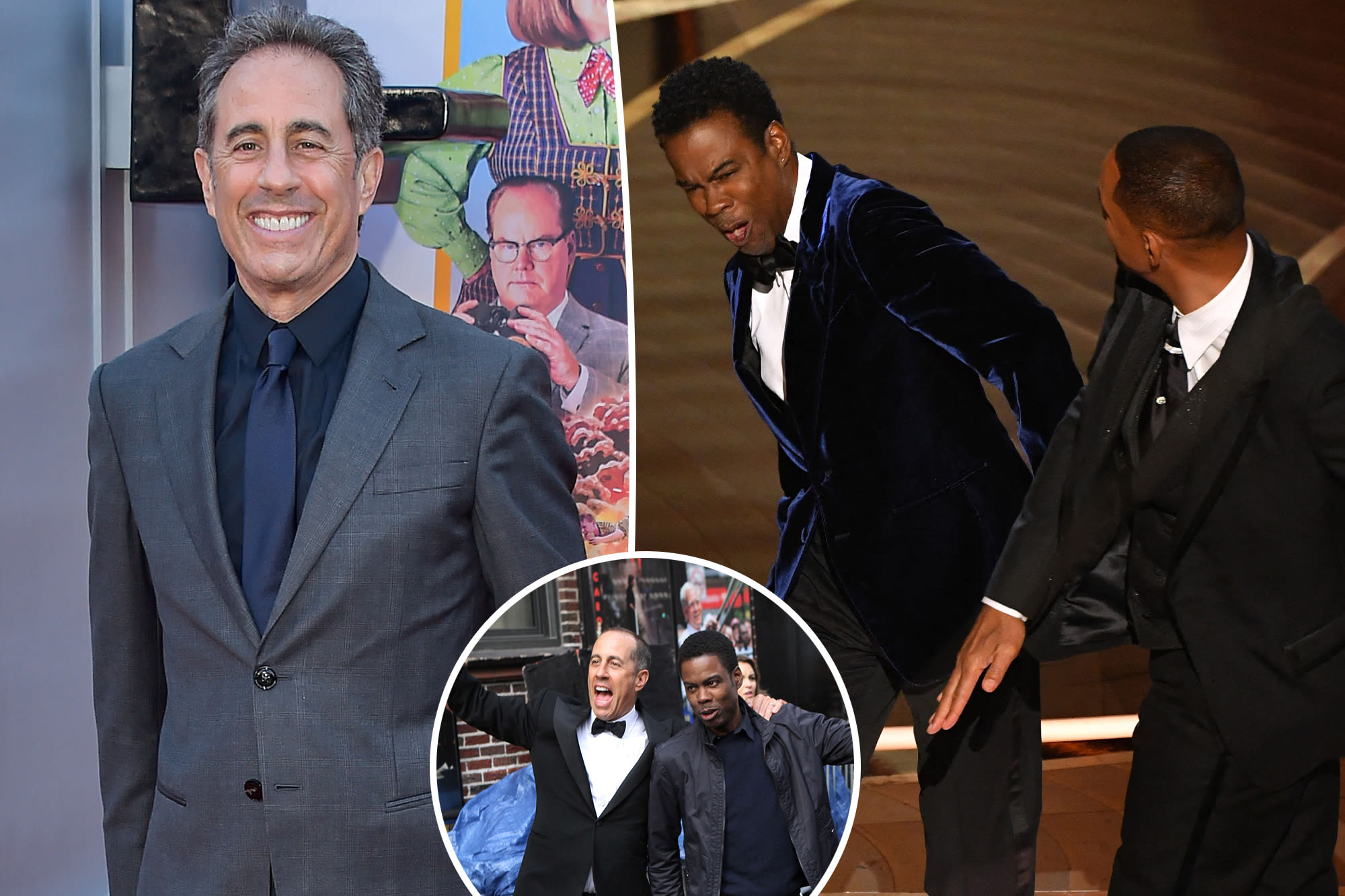 Jerry Seinfeld asked Chris Rock to parody the Will Smith Oscars slap: He was too ‘shook’ still