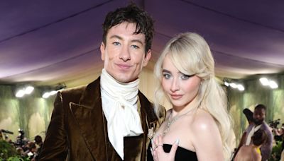 Sabrina Carpenter & Boyfriend Barry Keoghan Pose Together at Met Gala 2024