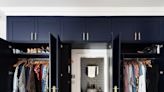 This clever wardrobe transformation hides a glamorous ensuite bathroom