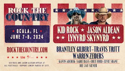 Rock the Country: Ocala country music festival headlined by Kid Rock, Jason Aldean