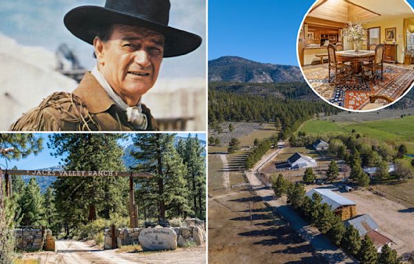 John Wayne shot one of his iconic films at this Nevada ranch — which can be yours for $15M