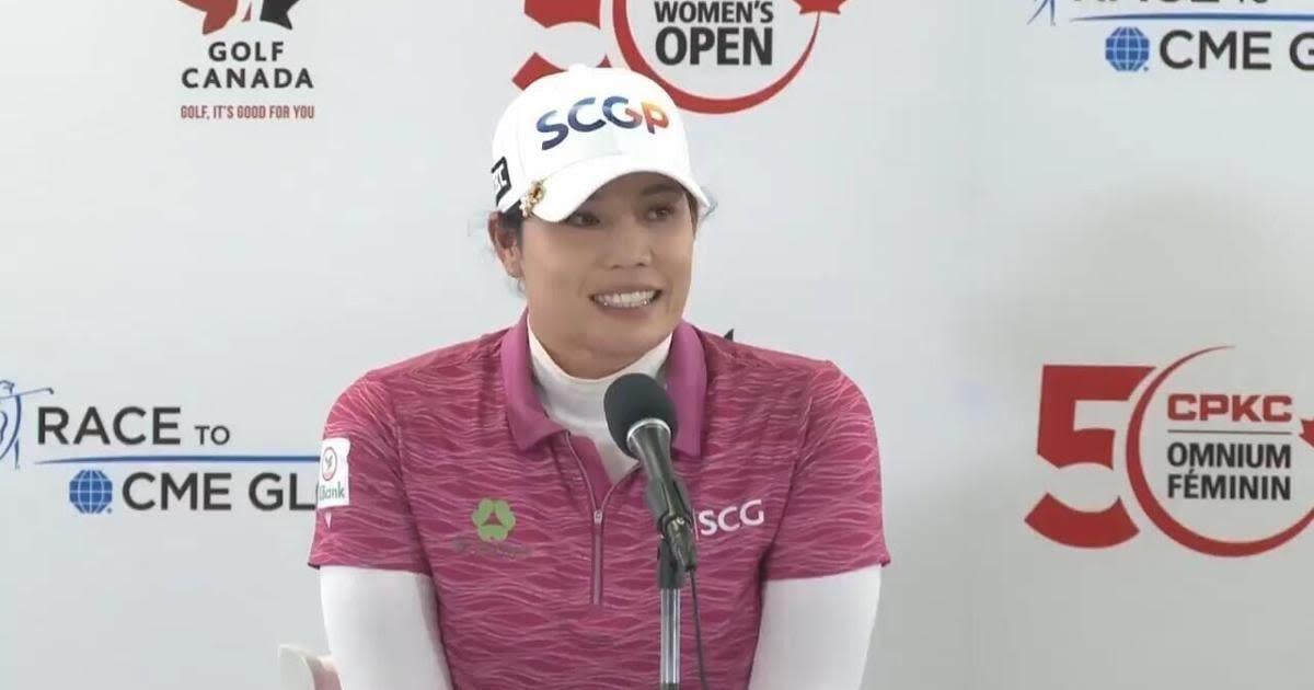 Ariya Jutanugarn's Thai reaction on her opening round at CPKC Women’s Open