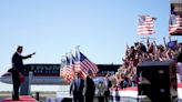 In Waco, Trump avoids mentioning standoff but praises insurrectionists and calls for war on deep state