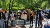 Sac State students, community members pitch tents on campus to protest Israel, war in Gaza