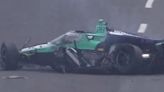 Marcus Ericsson suffers hard crash in Indy 500 practice