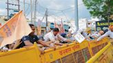 Protesting contractual employees breach barricades, reach CM camp office in Karnal