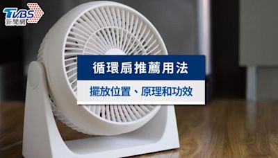 循環扇是什麼？跟電風扇有何不同？循環扇位置、推薦用法一次看│TVBS新聞網