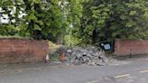 Paisley residents outraged as mound of concrete slabs dumped across from primary school