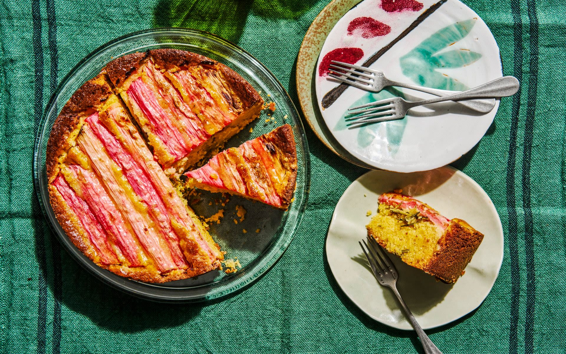 Grapefruit with basil and rhubarb with rosemary? Herby desserts that really work