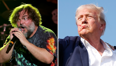 Jack Black’s Tenacious D criticised for Donald Trump joke hours after shooting