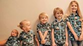 Mum of five boys defends sons' choice to have waist-long hair