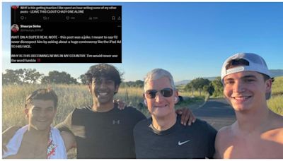 Indian student at Stanford says Tim Cook called Apple iPad pro ad 'major fumble', then clarifies it was a 'joke'